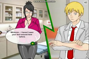 Collège Infirmière Rencontrer et Baiser Hentai