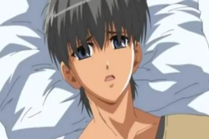 Écolière avec des gros seins